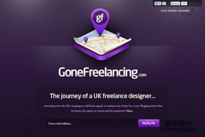 COMING SOON改版中网页界面设计